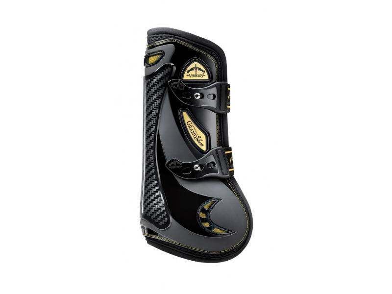 Veredus Carbon Gel Vento Grand Slam Open Front Boots - Black Medium