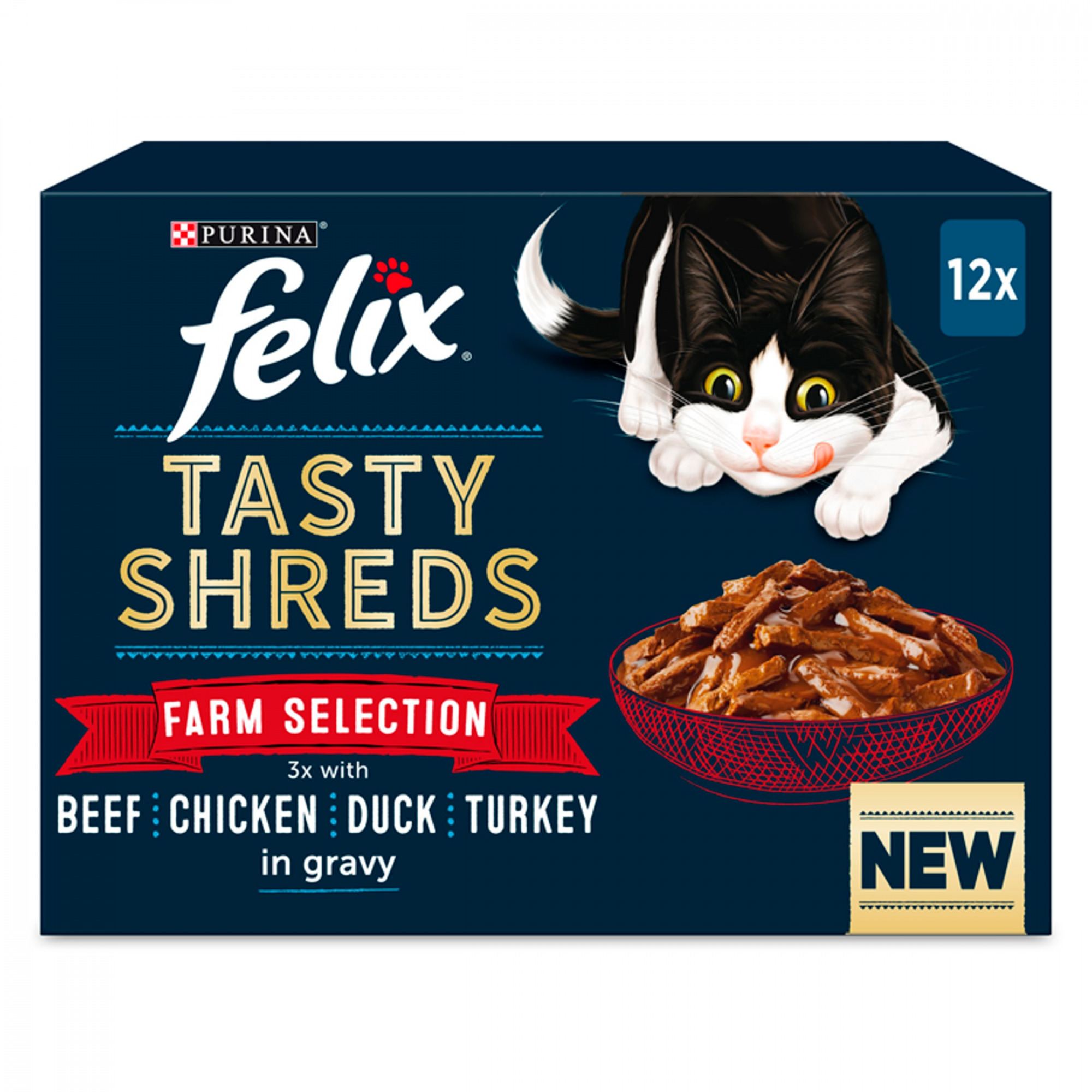 Felix Tasty Shreds Cat Food VioVet.co.uk FREE delivery available