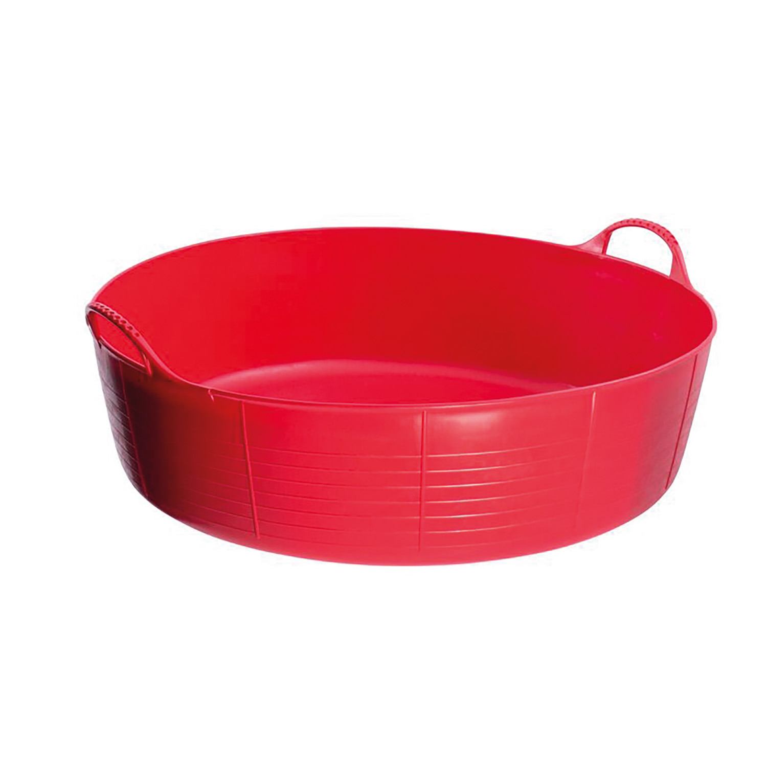 Gorilla Shallow Flexible Tubs - 35 Litre Red Large