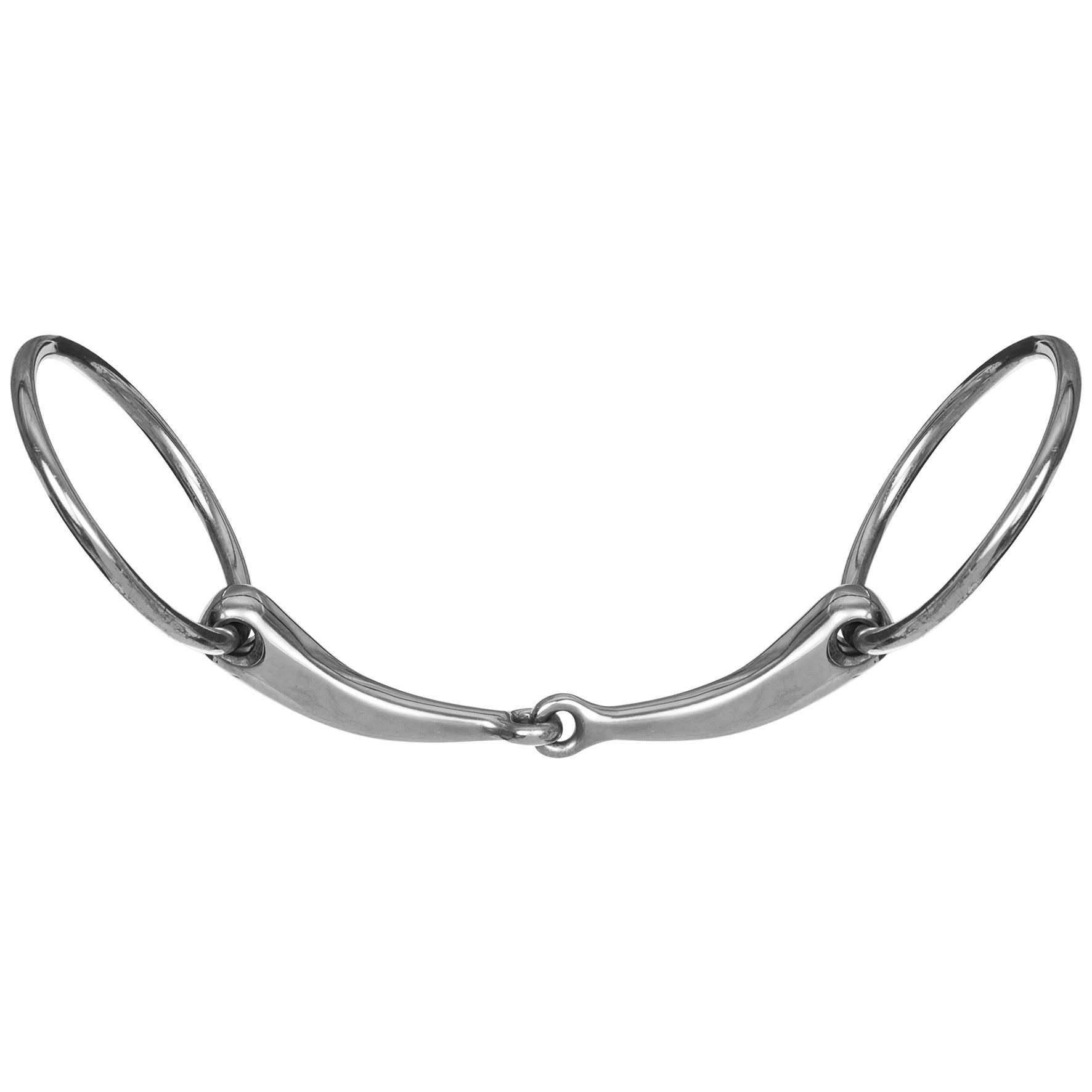 Mackey Pony Stainless Steel Solid Snaffle Bit - 10.5Cm