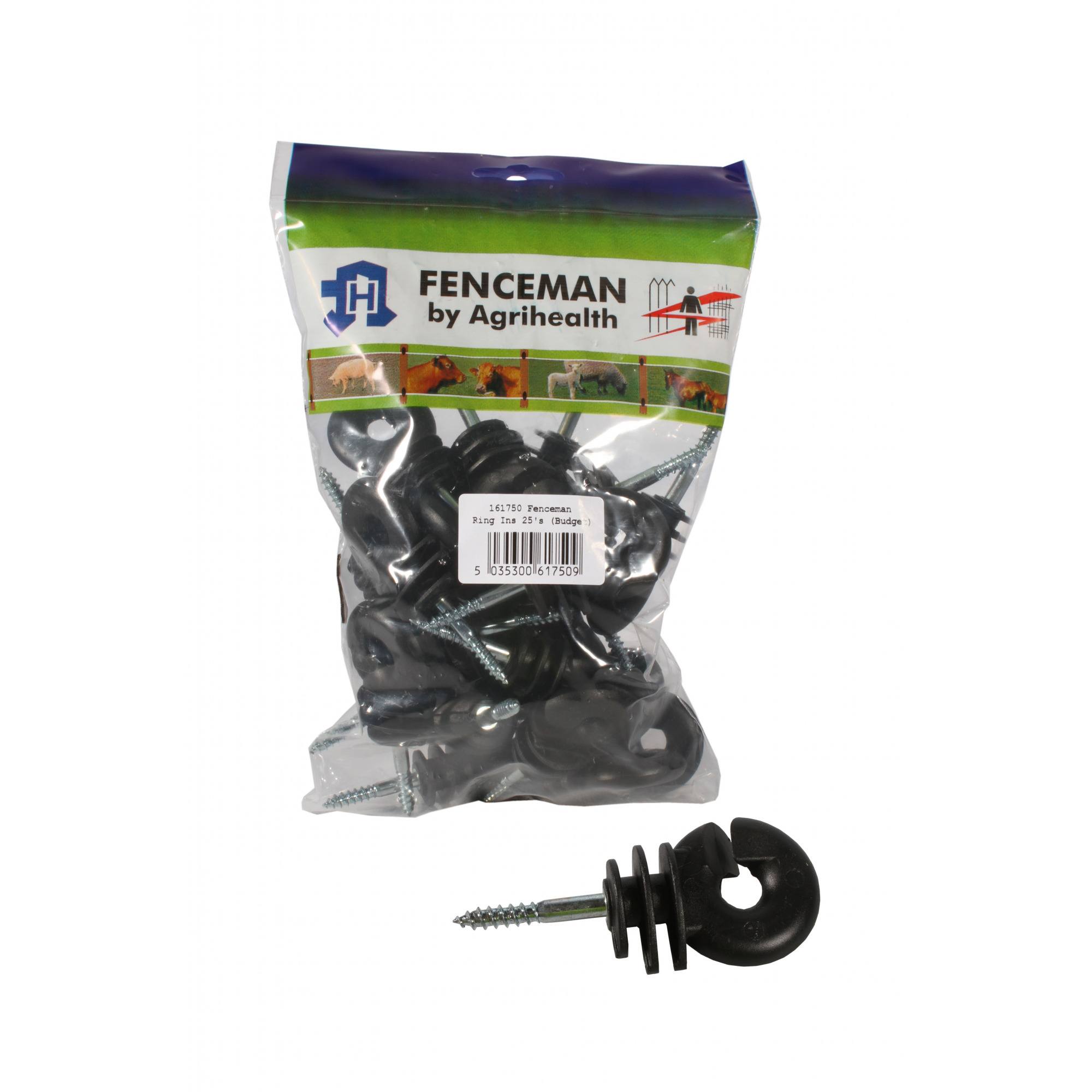 Fenceman Insulator Ring Screw-On - Pack Size 25