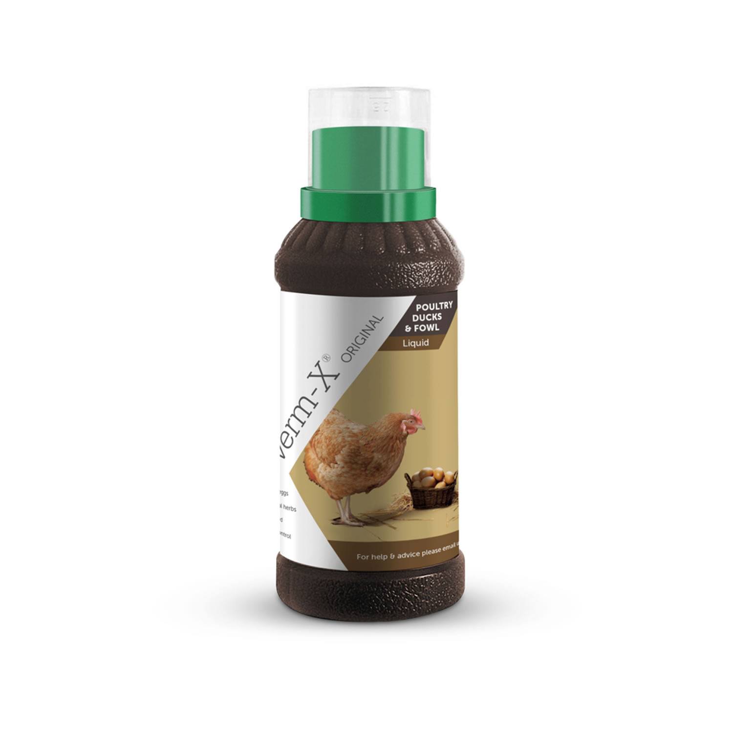 Verm-X Original Liquid For Poultry, Ducks And Fowl - Liquid - Bottle 250Ml
