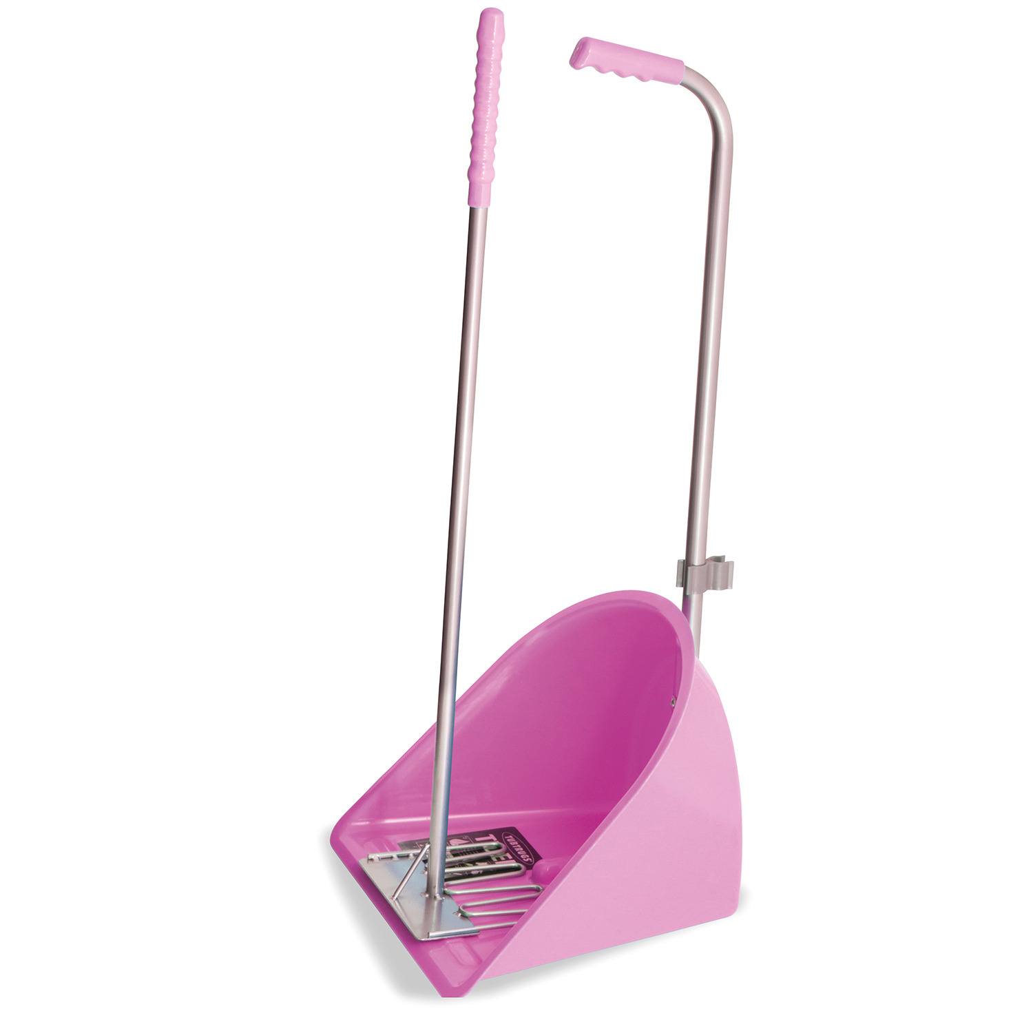 Gorilla Tubtrug Tidee Manure Scoop And Rake - Red/Pink 80Cm