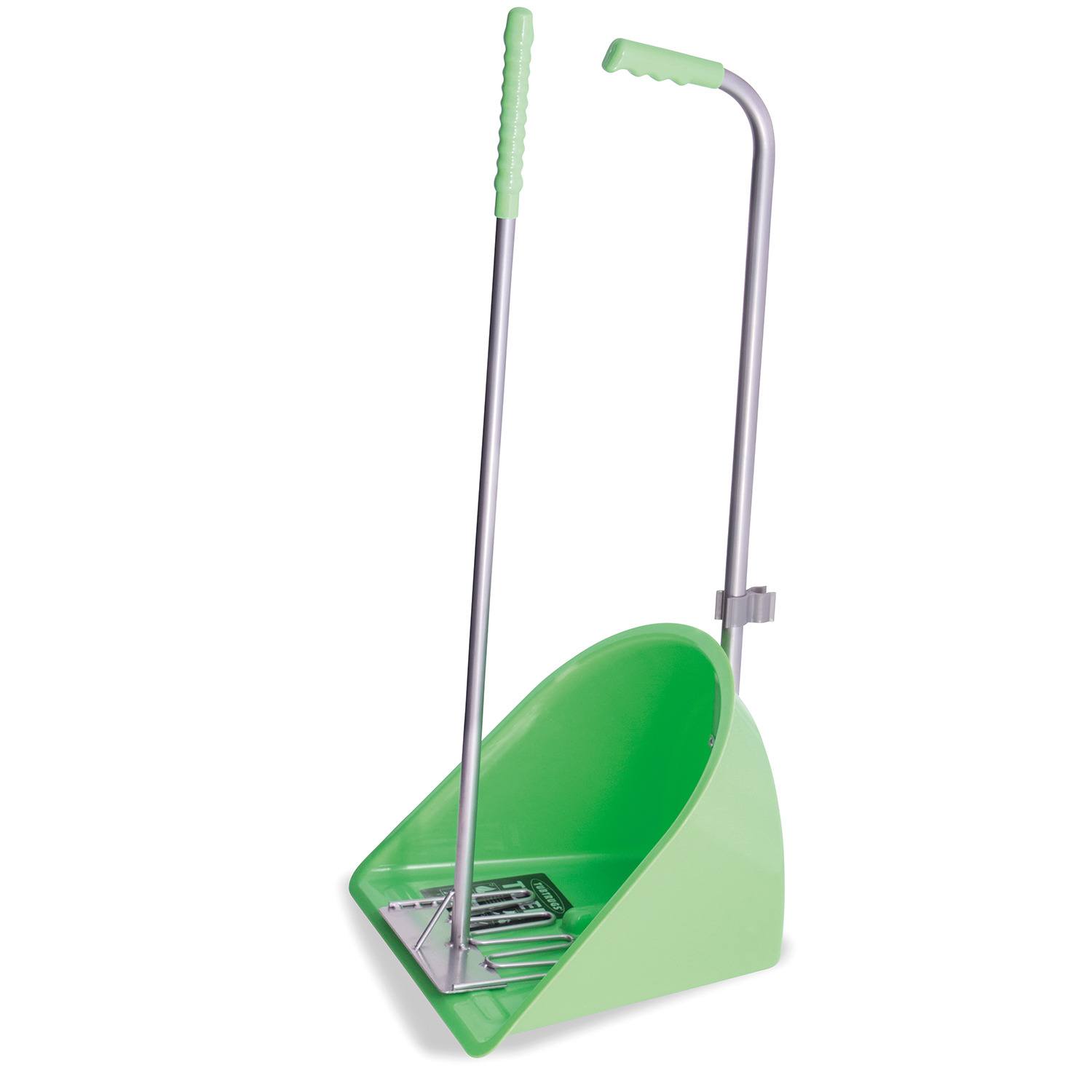 Gorilla Tubtrug Tidee Manure Scoop And Rake - Pistachio - Red 80Cm