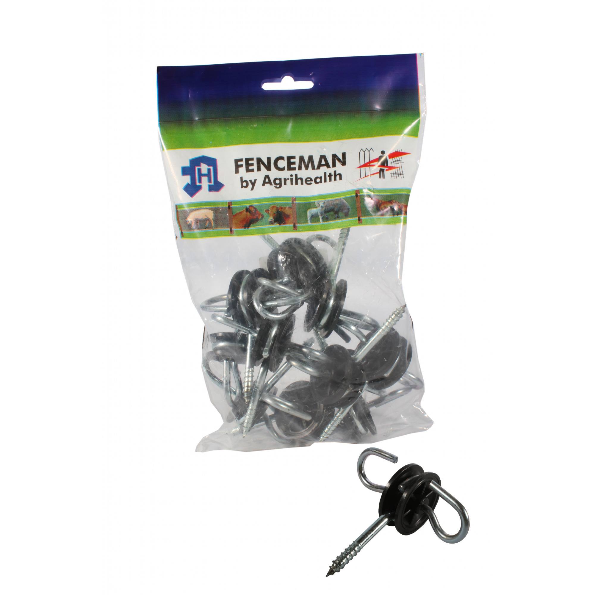Fenceman Insulator Connectors - Gate Anchor Connector - Pack Size 10