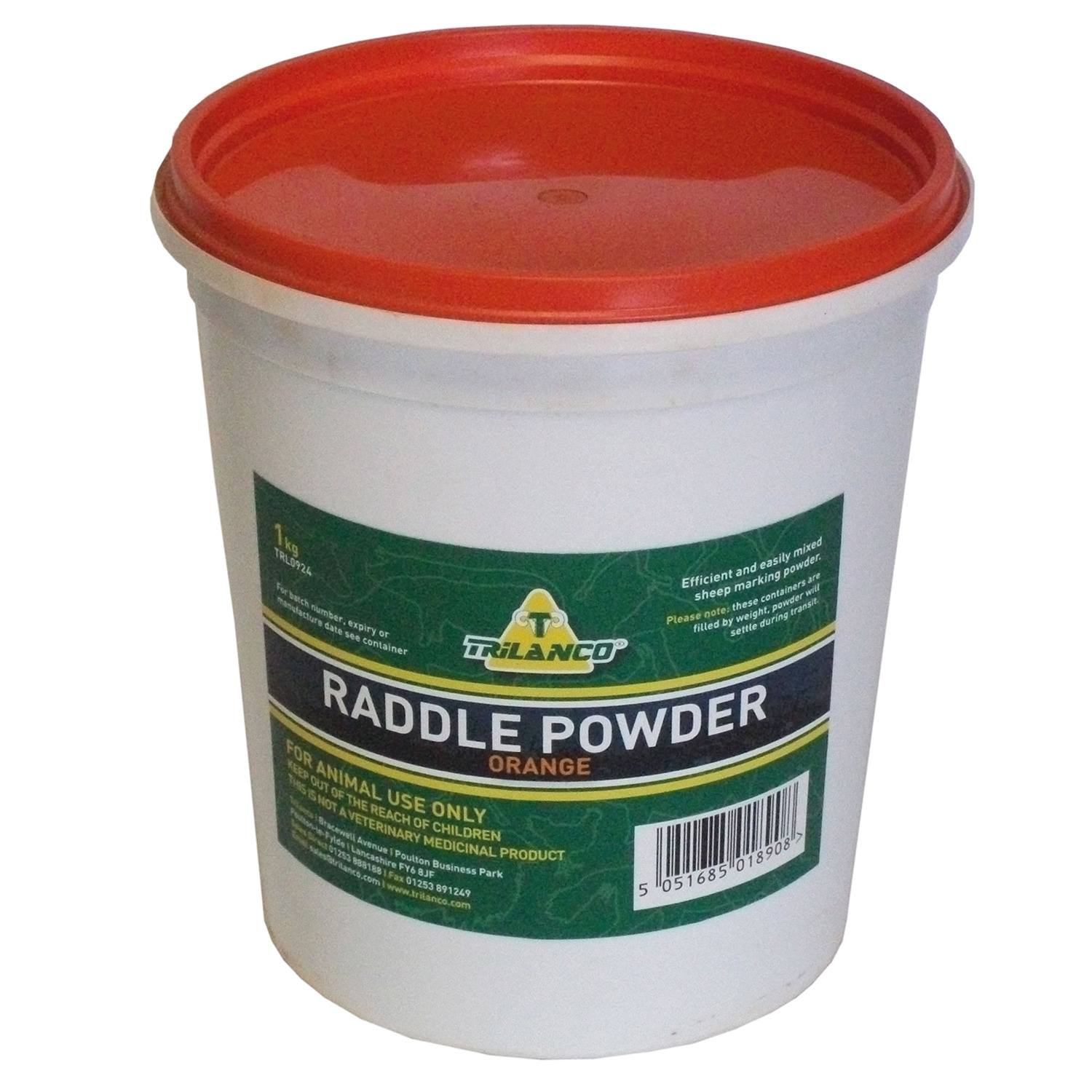 Trilanco Raddle Powder - Orange 1Kg
