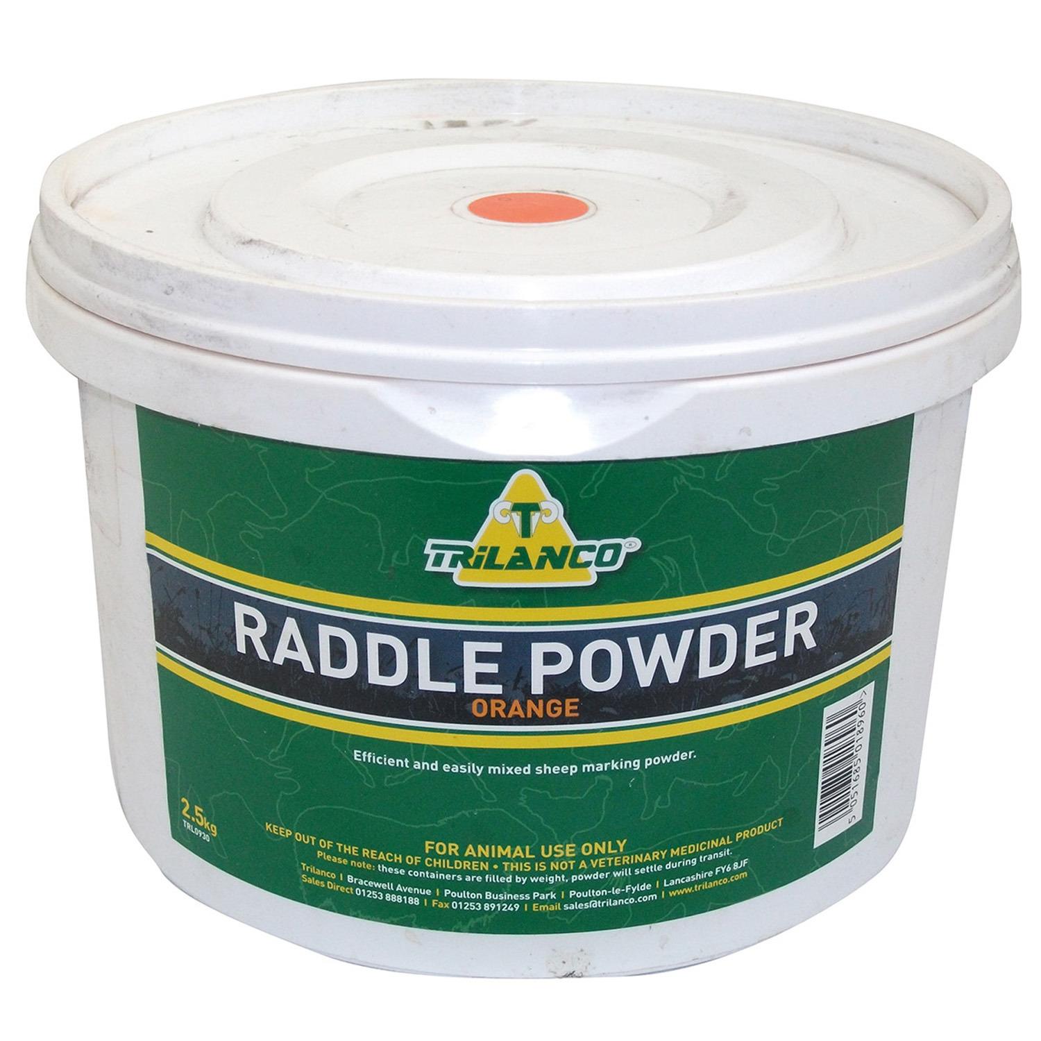 Trilanco Raddle Powder - Orange 2.5Kg