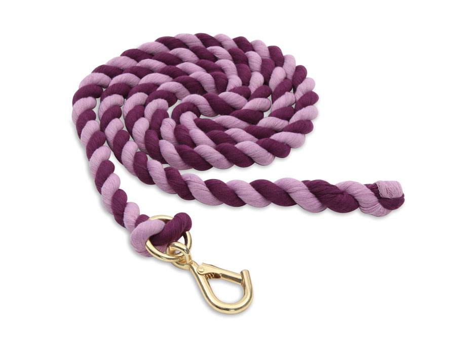 Shires Two Tone Lead Rope - Purple/Lilac 1.8M