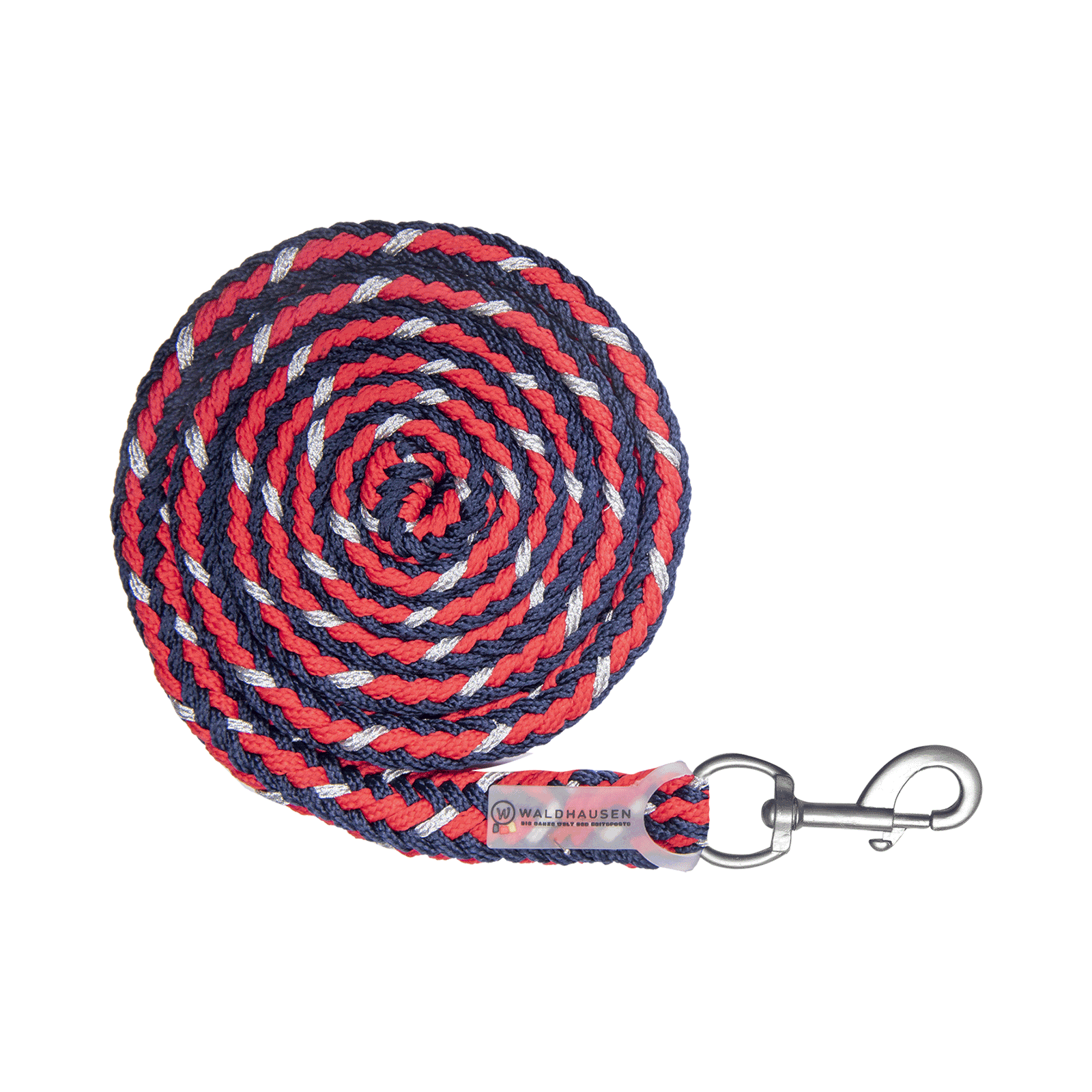 Agrihealth Shine Lead Rope Navy/Red/Silver