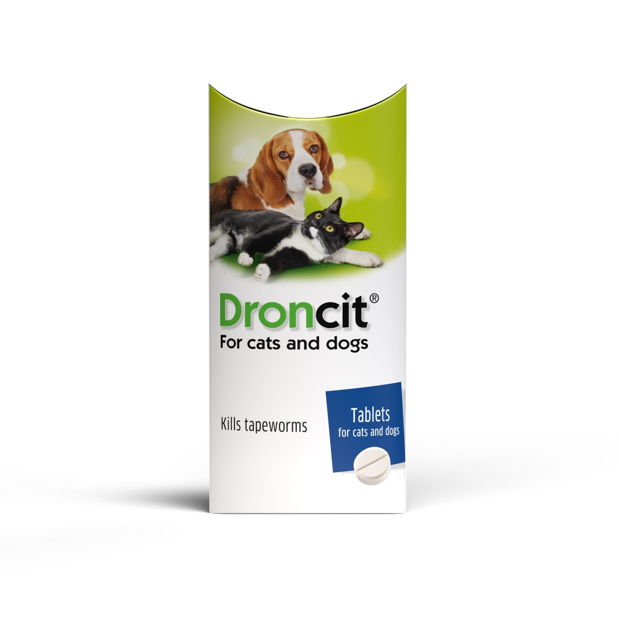 Droncit Tapewormer Tablets for 🐱 Cats and 🐶 Dogs