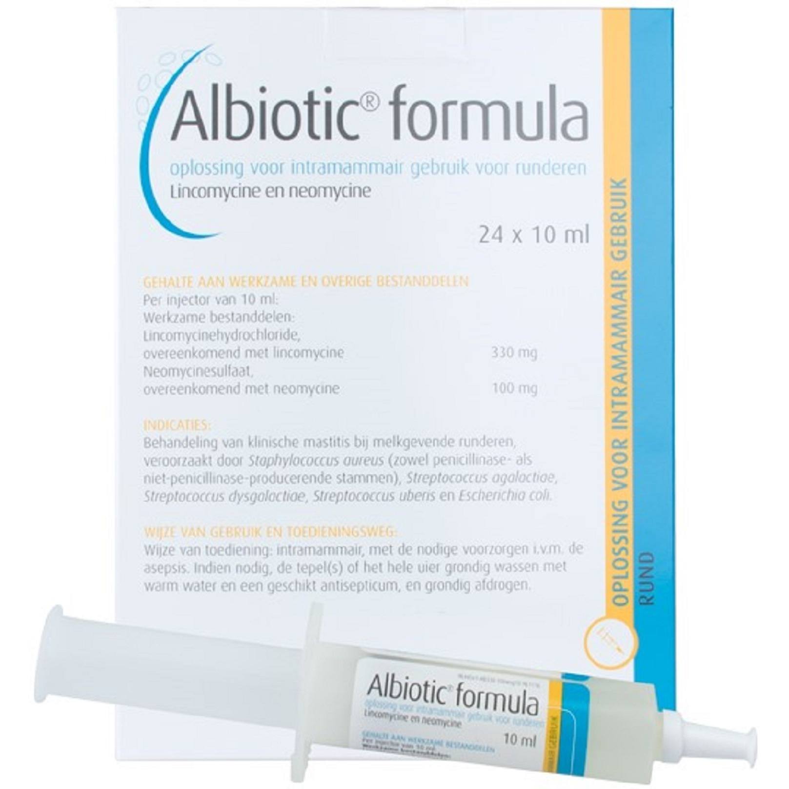 Albiotic 330mg/100mg Intramammary Solution