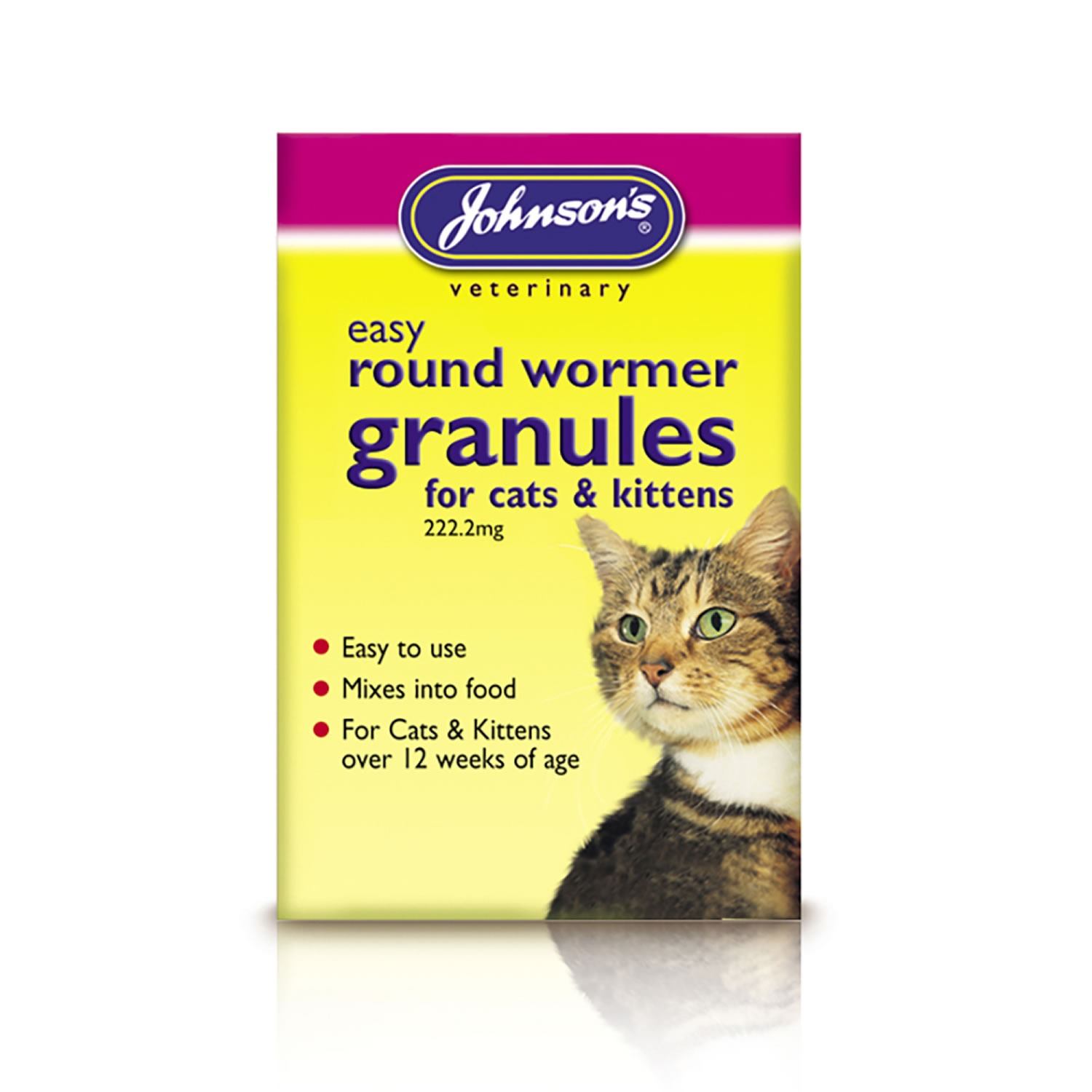 Johnsons Johnson's Cat And Kitten Easy Wormer Granules - Easy Worm Granules - X 1G Sachet Size 3