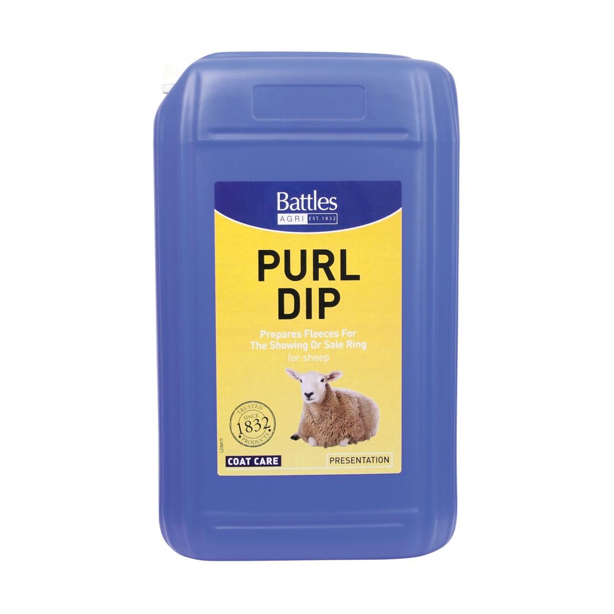 Battles Purl Dip For Sheep - Litre Bottle Size 22.5