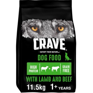 Crave Dog Dry With Lamb and Beef - 11.5kg