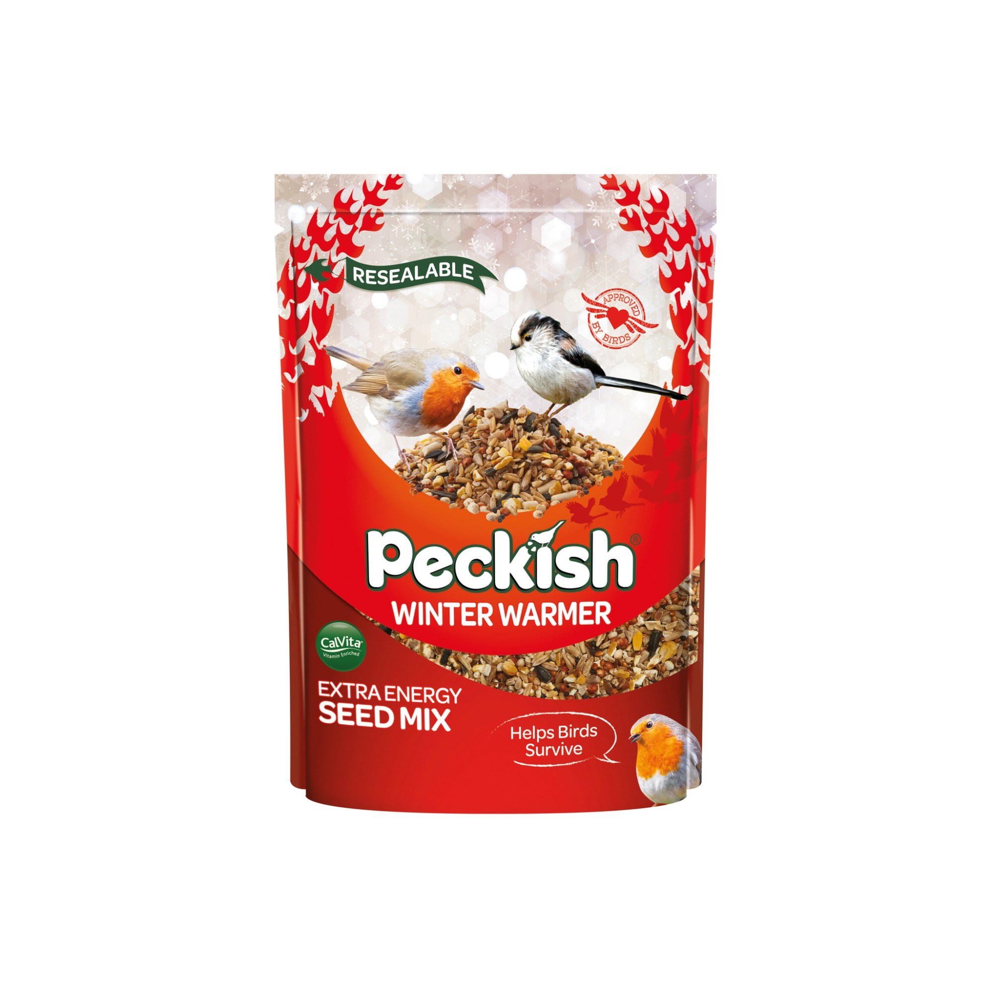 Peckish Winter Warmer High Energy Wild Bird Seed Mix - Blue/Coal 1Kg