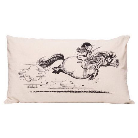 Hy Equestrian Thelwell Collection Race Beige Cushion