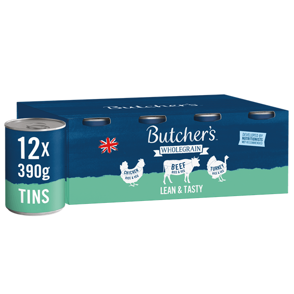 Butchers Butcher's Lean And Tasty Adult Wet Dog Food Tins - X 390G Size 12