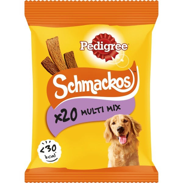 Pedigree Multi Mix Schmackos Dog Treats - Sticks Size 20