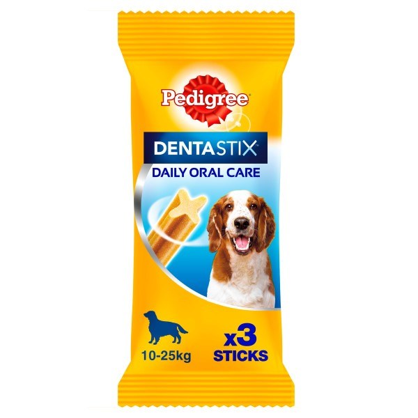 Pedigree Dentastix Original Breed Dog Dental Sticks - 3 Sticks Medium
