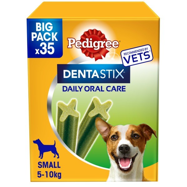 Pedigree Dentastix Dog Daily Fresh Dental Chews - 35 Sticks Green Small