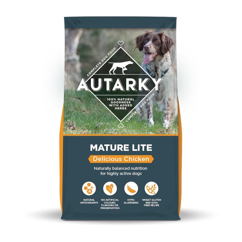 Autarky Mature Lite Dog Food - Chicken - Salmon 12Kg