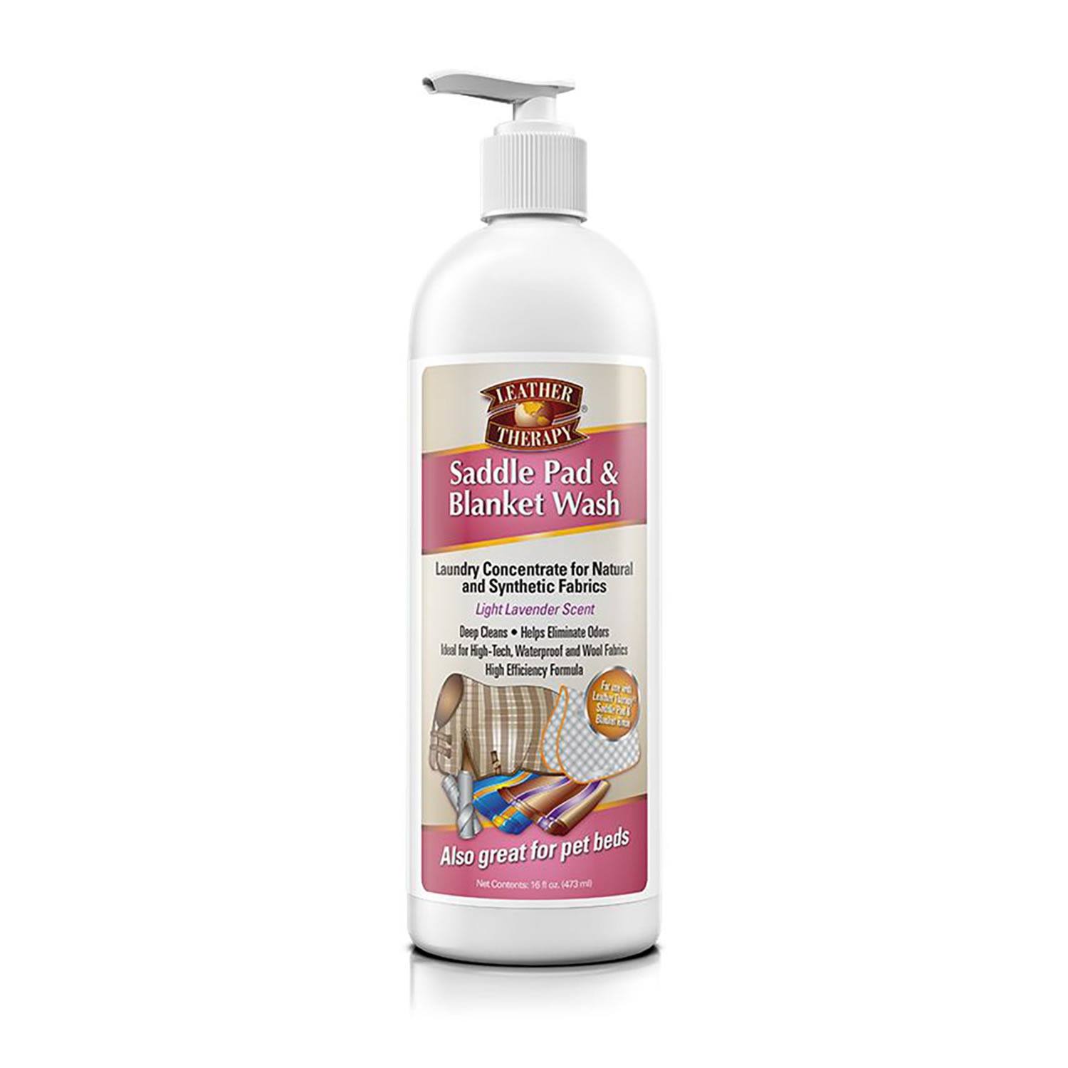 Absorbine Leather Therapy Saddle Pad And Blanket Wash/Rinse - Wash - 473Ml