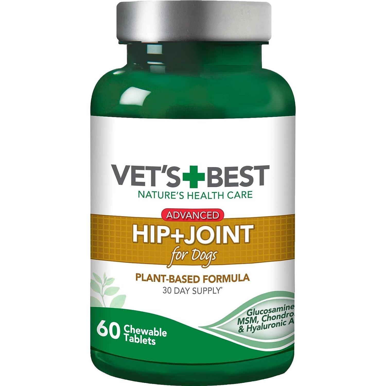 Vet's Best Advanced Hip And Joint Tablets For Dogs - 60 Tablets