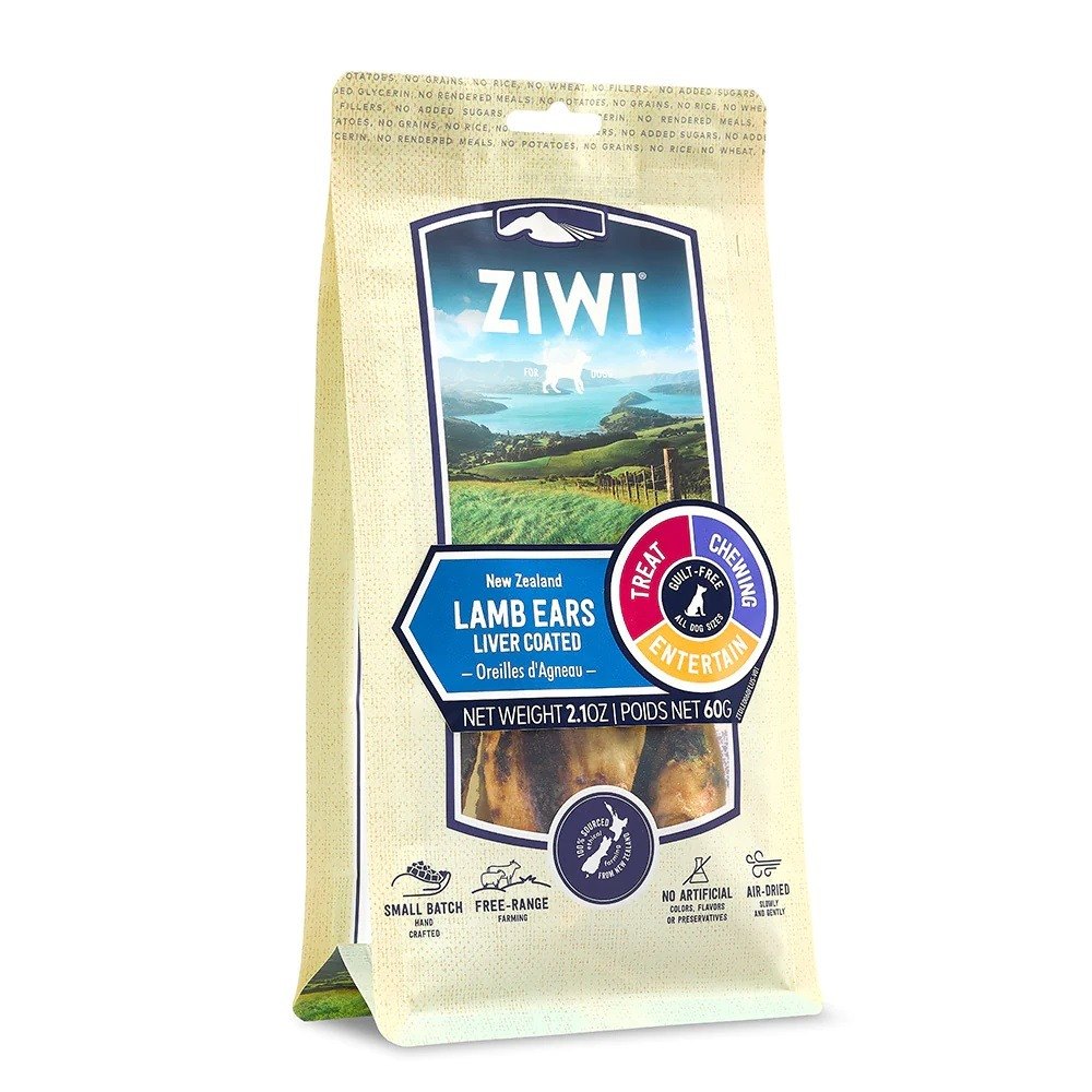 Ziwi Peak Lambs Ears Dog Treats - 60g