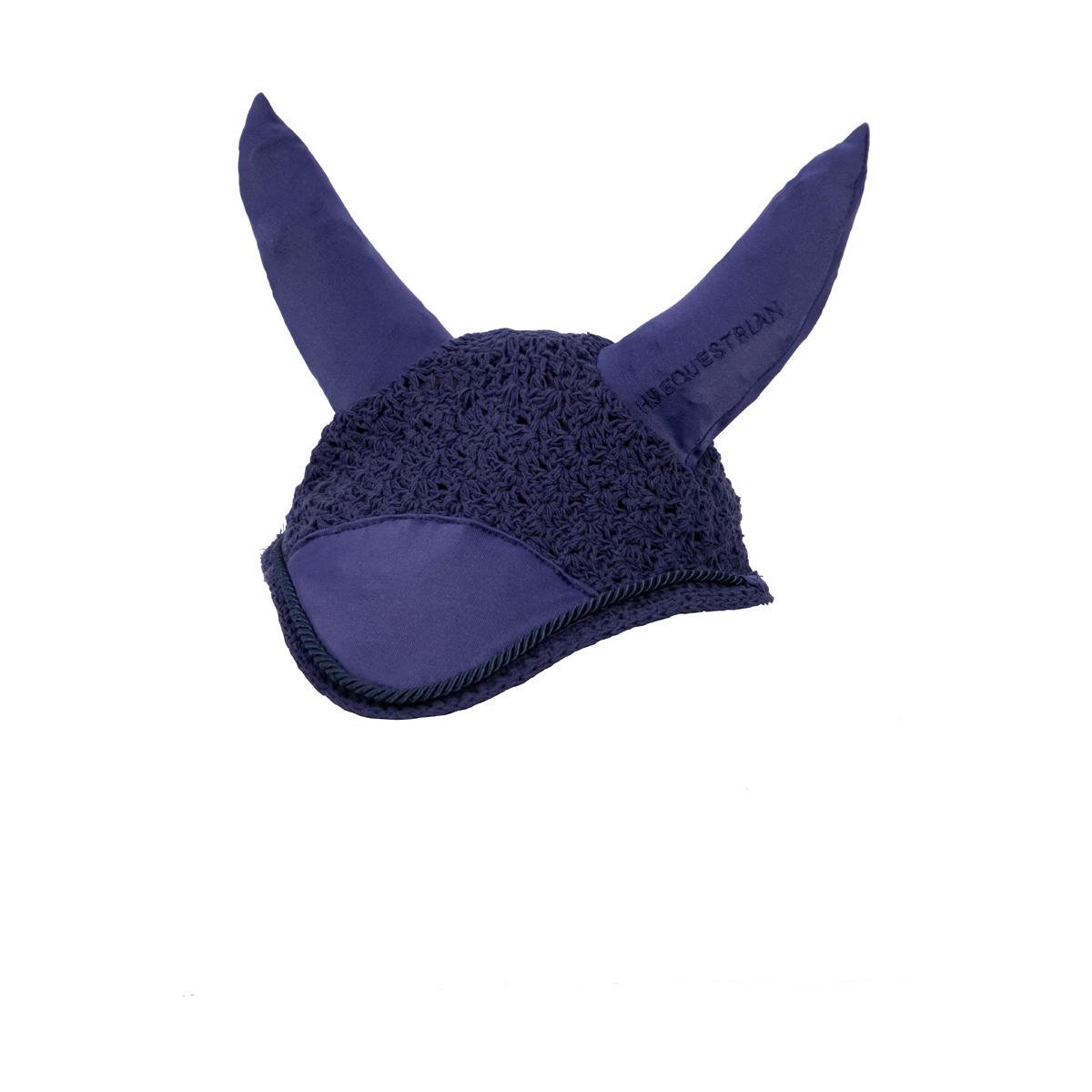 Hy Equestrian Deluxe Fly For Horses Veil Navy - Pony/Cob
