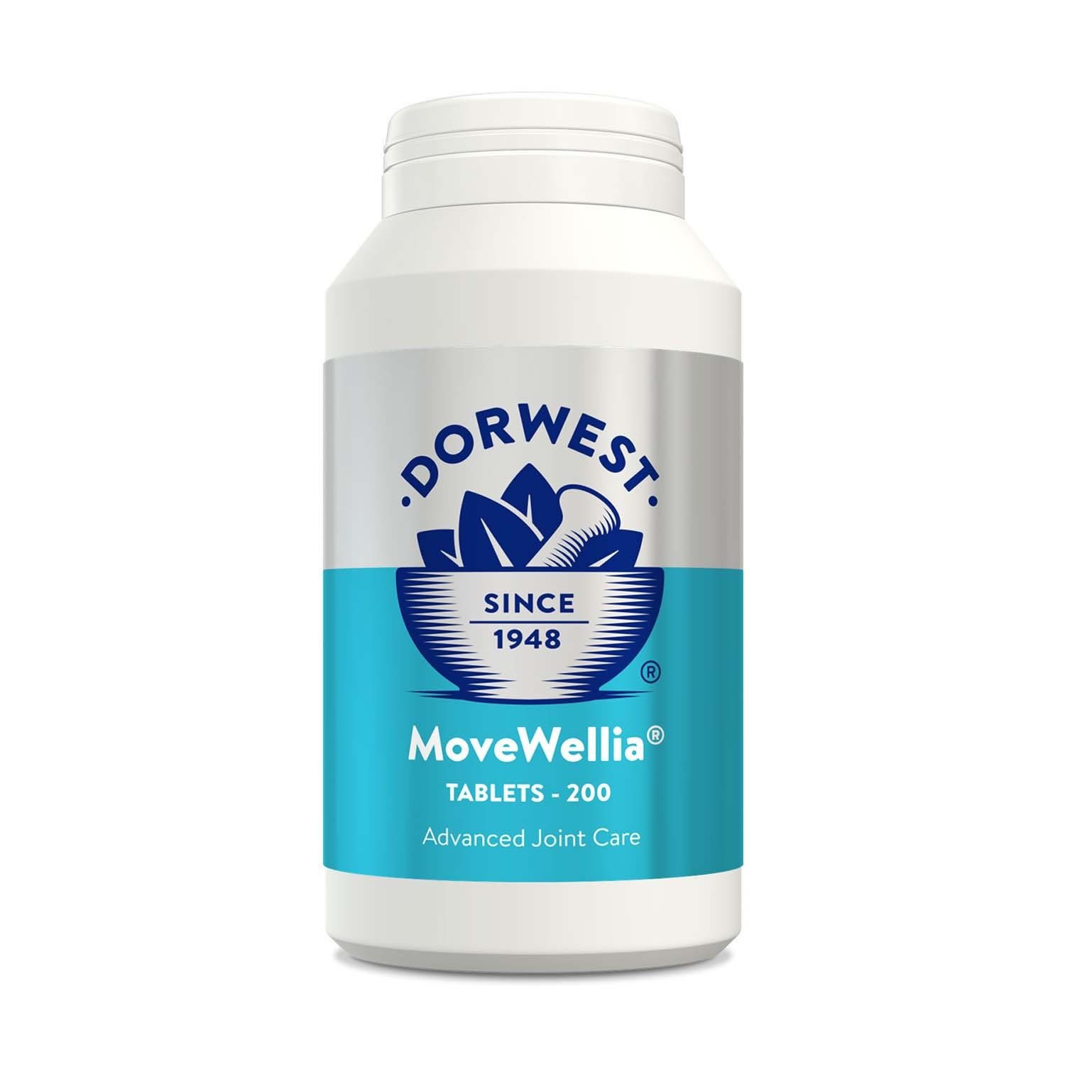 Dorwest Herbs MoveWellia for Small Dogs and Cats - 200 Tablets