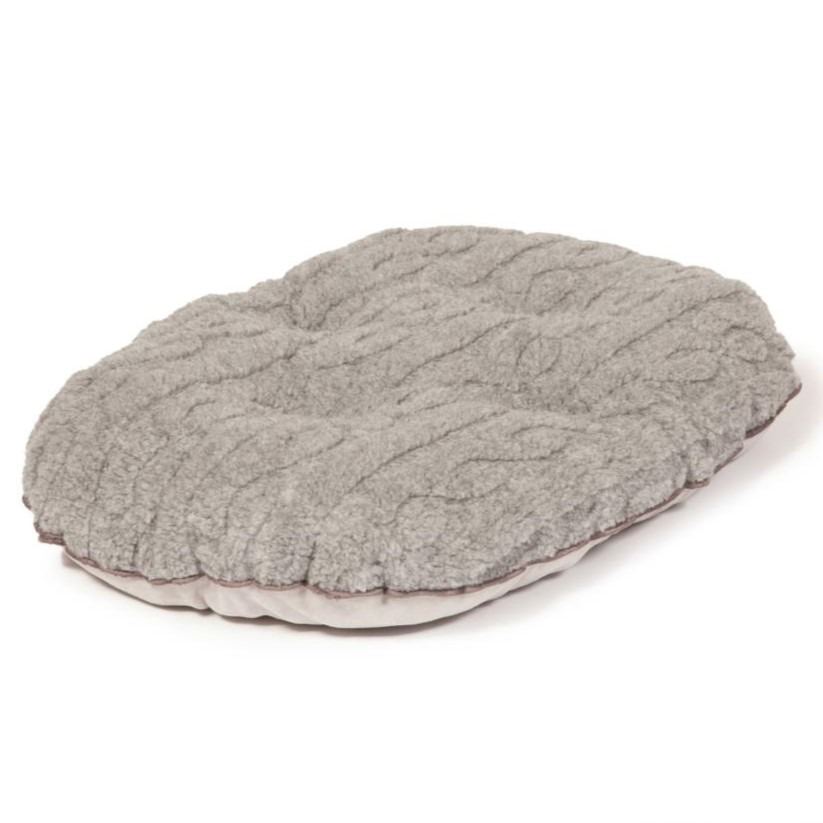Danish Design Bobble Quilted Mattress For Dogs - Pewter - 53Cm