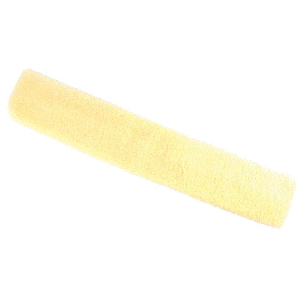 Hy Equestrian Dressage Fleece Girth Cover For Horses /Natural - White Size 31.5
