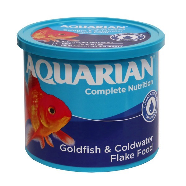 Aquarian Goldfish Flake Aquarium Food - Pot 200G