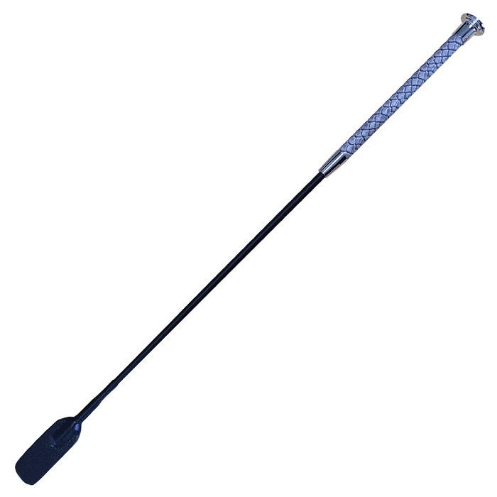 Woof Wear Reptile Riding Whip - Grey/Silver 60Cm