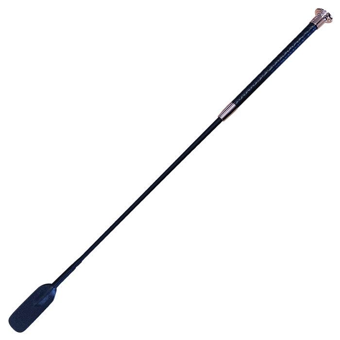 Woof Wear /Rose Reptile Riding Whip - Black/Gold 60Cm