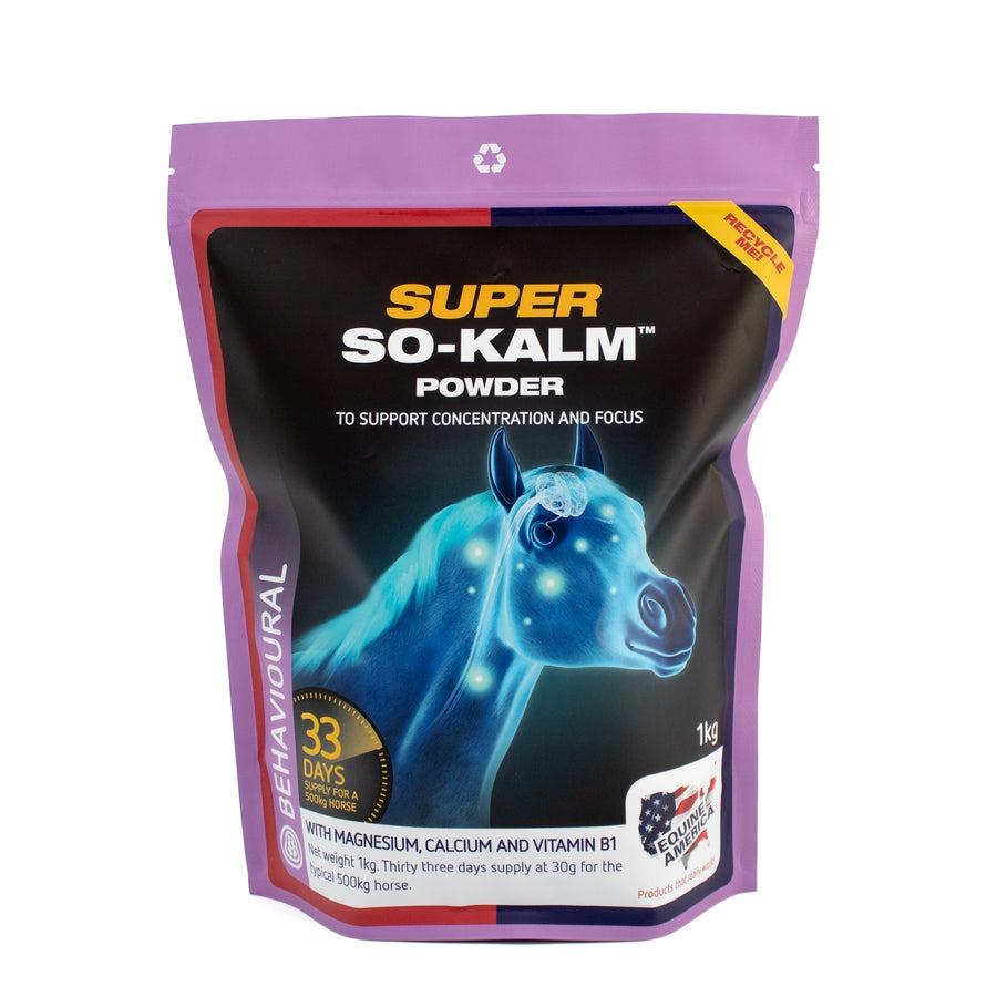 Equine America So Kalm For Horses - Super So-Kalm Powder Eco Pouch - 1Kg