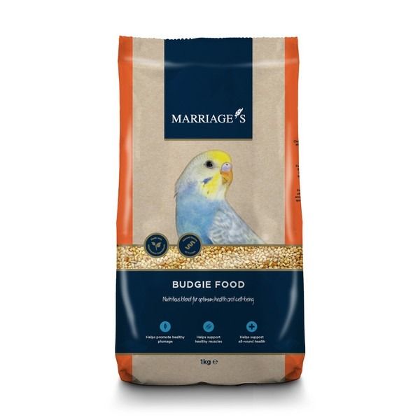Marriages Budgie Food - Yellow/Red 1Kg