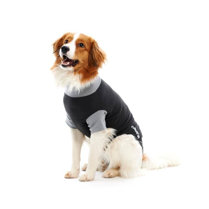 Kruuse Buster Body Suit Classic For Dogs - Black/Grey 53Cm