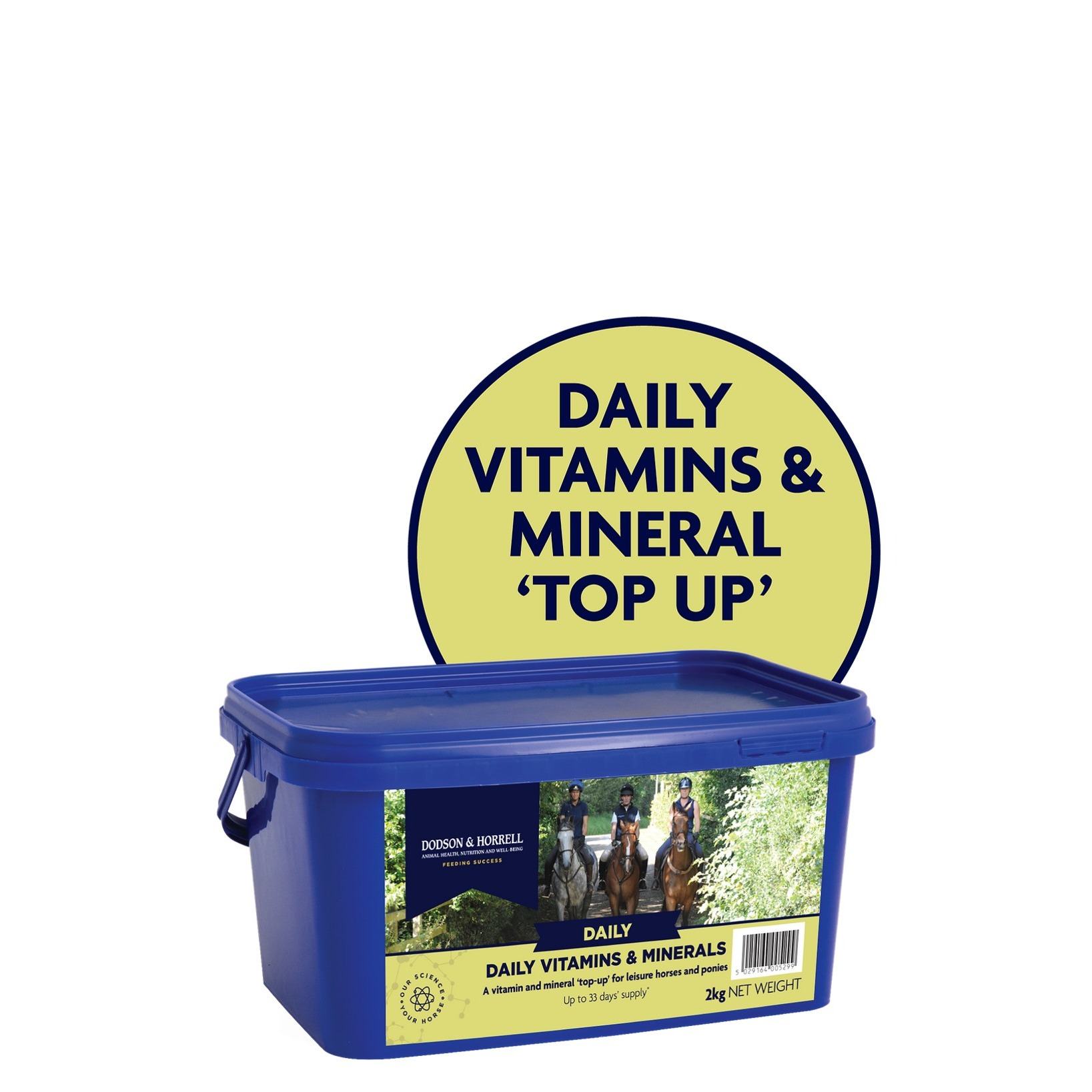 Dodson And Horrell Daily Vitamins And Minerals For Horses - Tub 2Kg