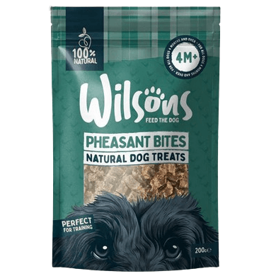 Wilsons Pet Food Wilsons Pheasant Bites Natural Dog Treats - Grain 200G