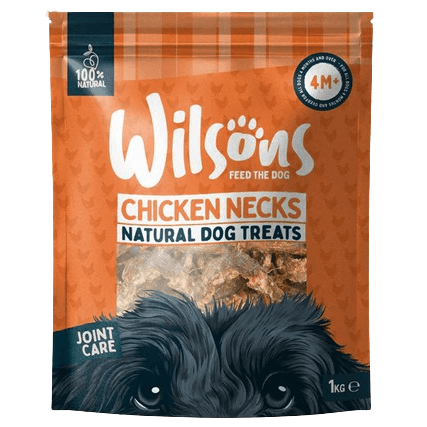 Wilsons Chicken Necks Natural Dog Treats - 1kg