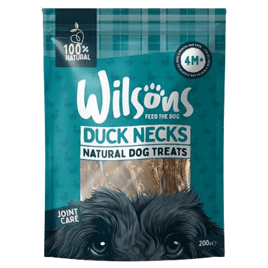 Wilsons Pet Food Wilsons Duck Necks Natural Dog Treats - Grain 200G