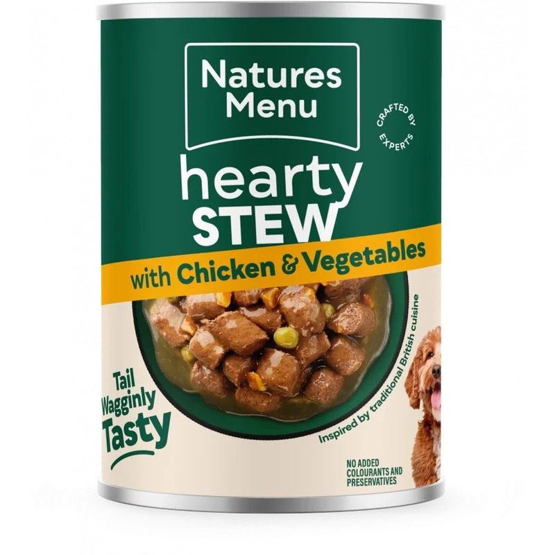 Natures Menu Hearty Stew Chicken And Vegetables Dog Food - X 415G Size 12