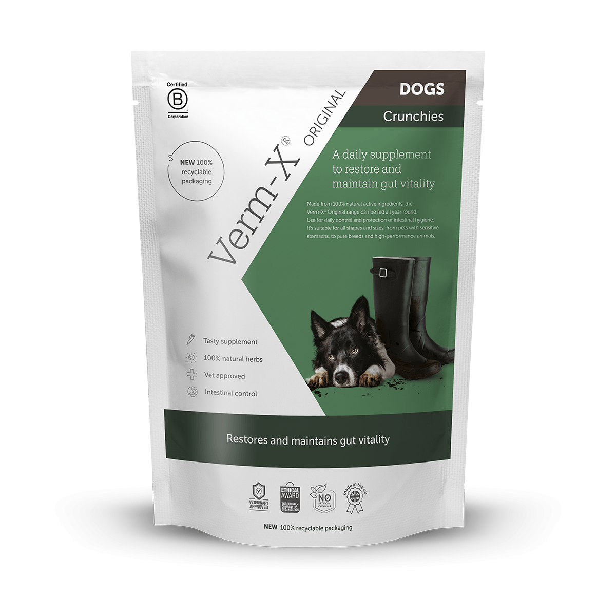Verm-X Crunchies, Pellets And Liquid For Dogs - Crunchies - Tube 325G