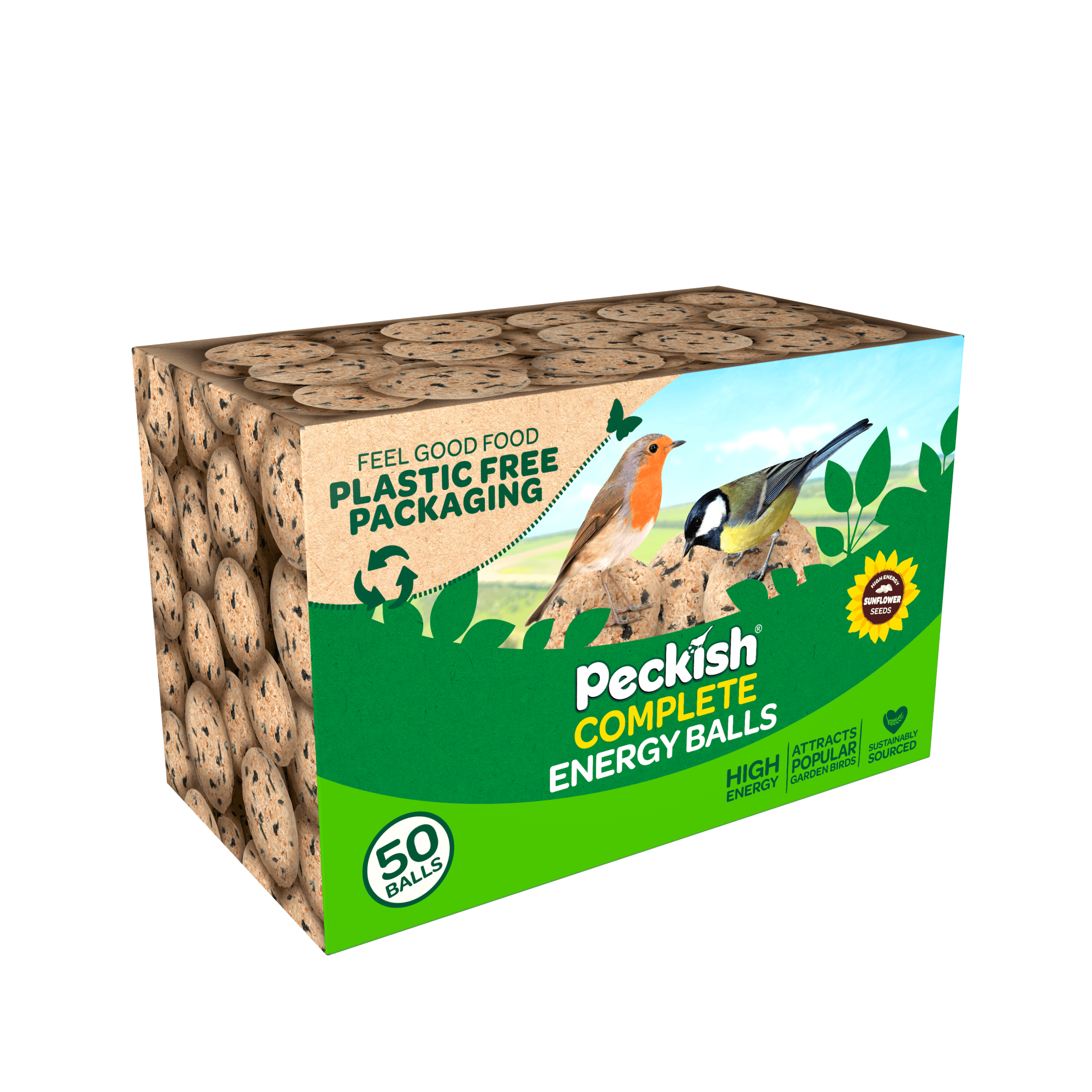 Peckish Natural Balance Energy Balls - 50 Balls