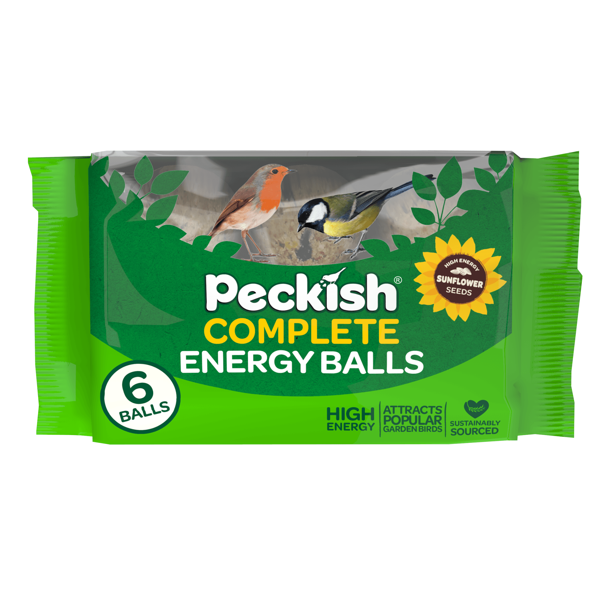 Peckish Natural Balance Energy Balls - Balls Size 6