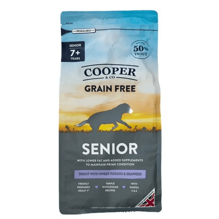 Cooper And Co Trout With Sweet Potato And Seaweed Senior Dry Dog Food - Grain 1.5Kg