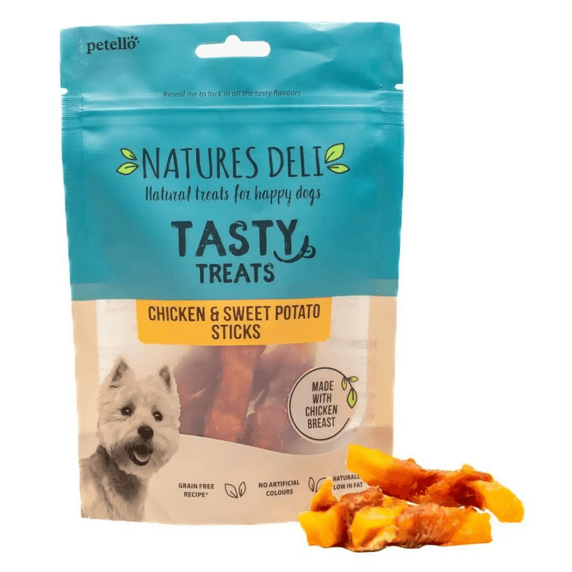 Petello Natures Deli Chicken And Sweet Potato Sticks Dog Treat - 100G
