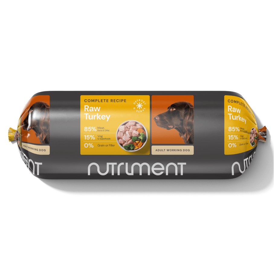 Nutriment Turkey Raw Adult Working Dog Food - 1.4Kg