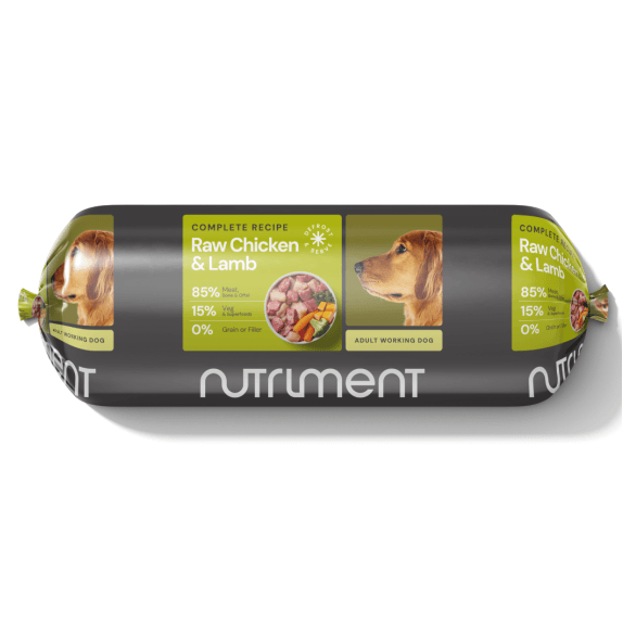 Nutriment Chicken And Lamb Raw Adult Working Dog Food - 1.4Kg